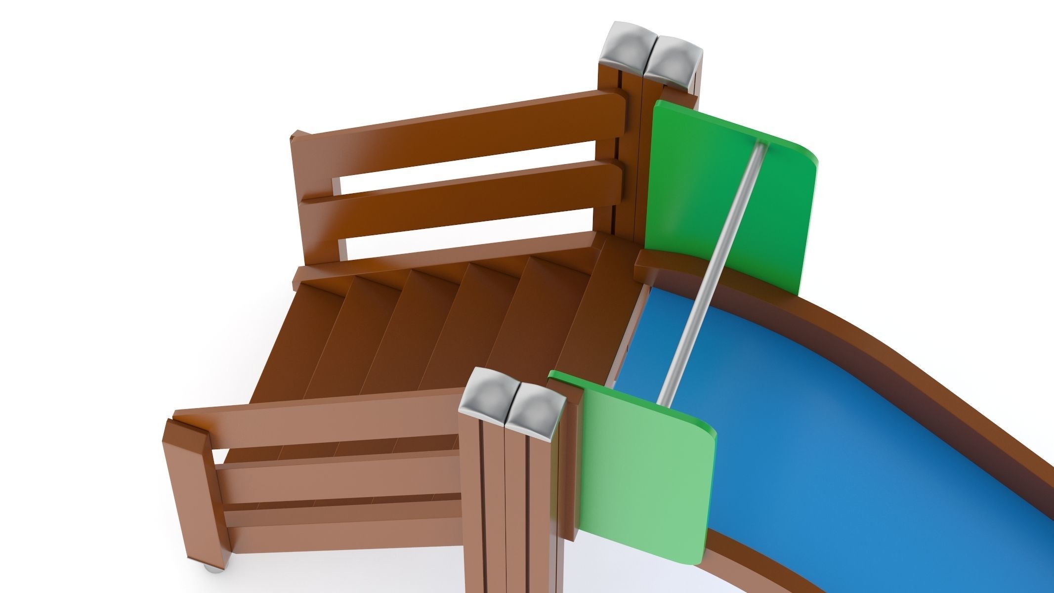 Lappset Slide 02 3D model_9