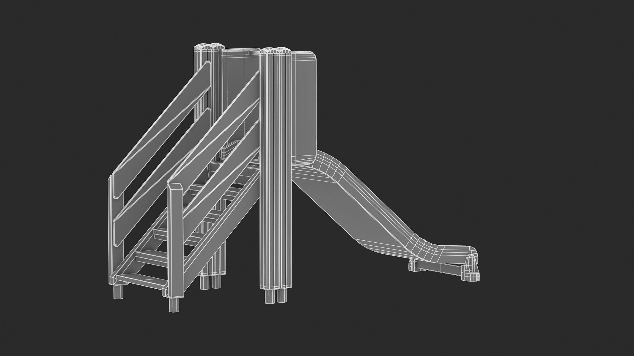 Lappset Slide 02 3D model_11