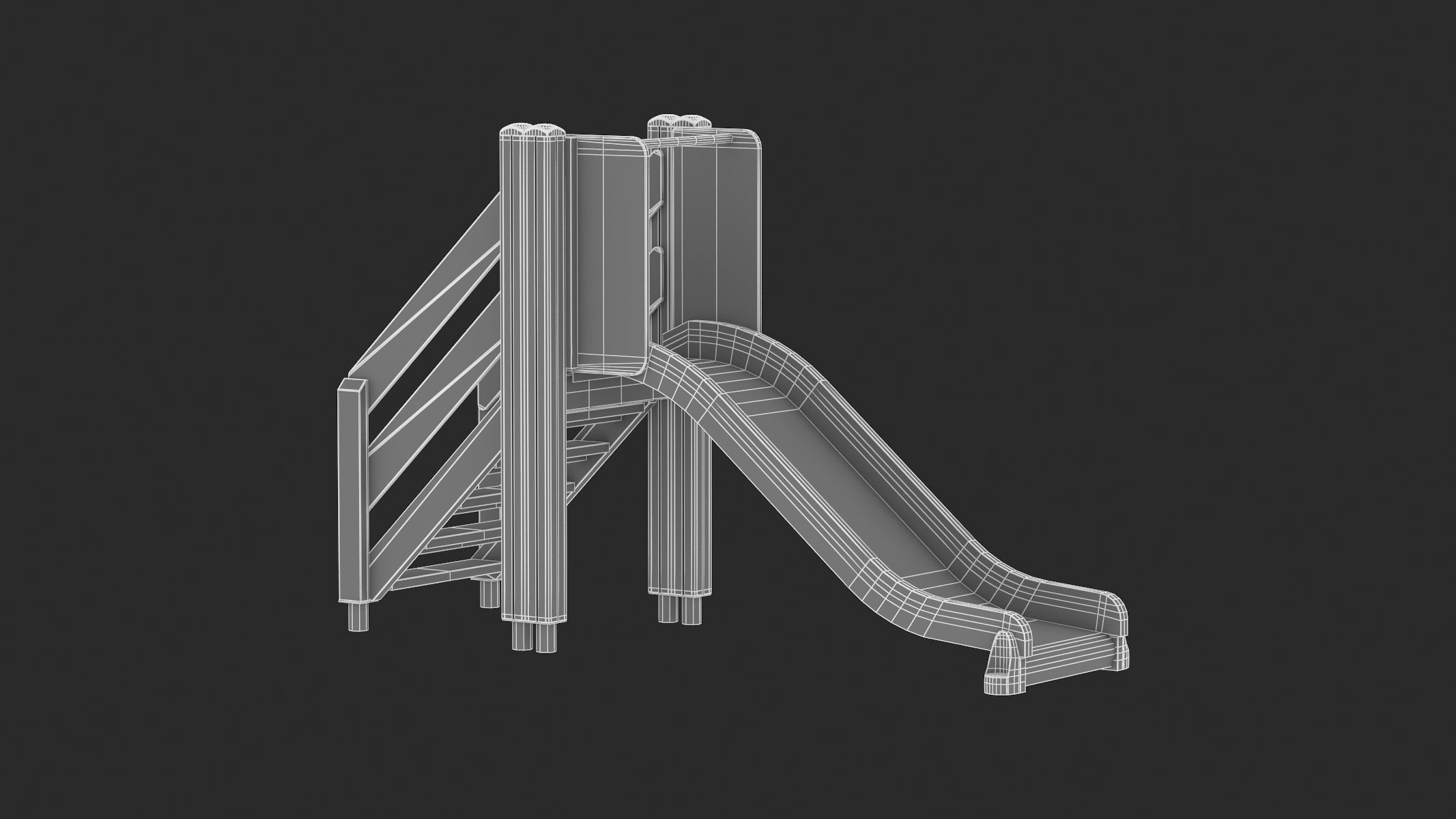 Lappset Slide 02 3D model_10