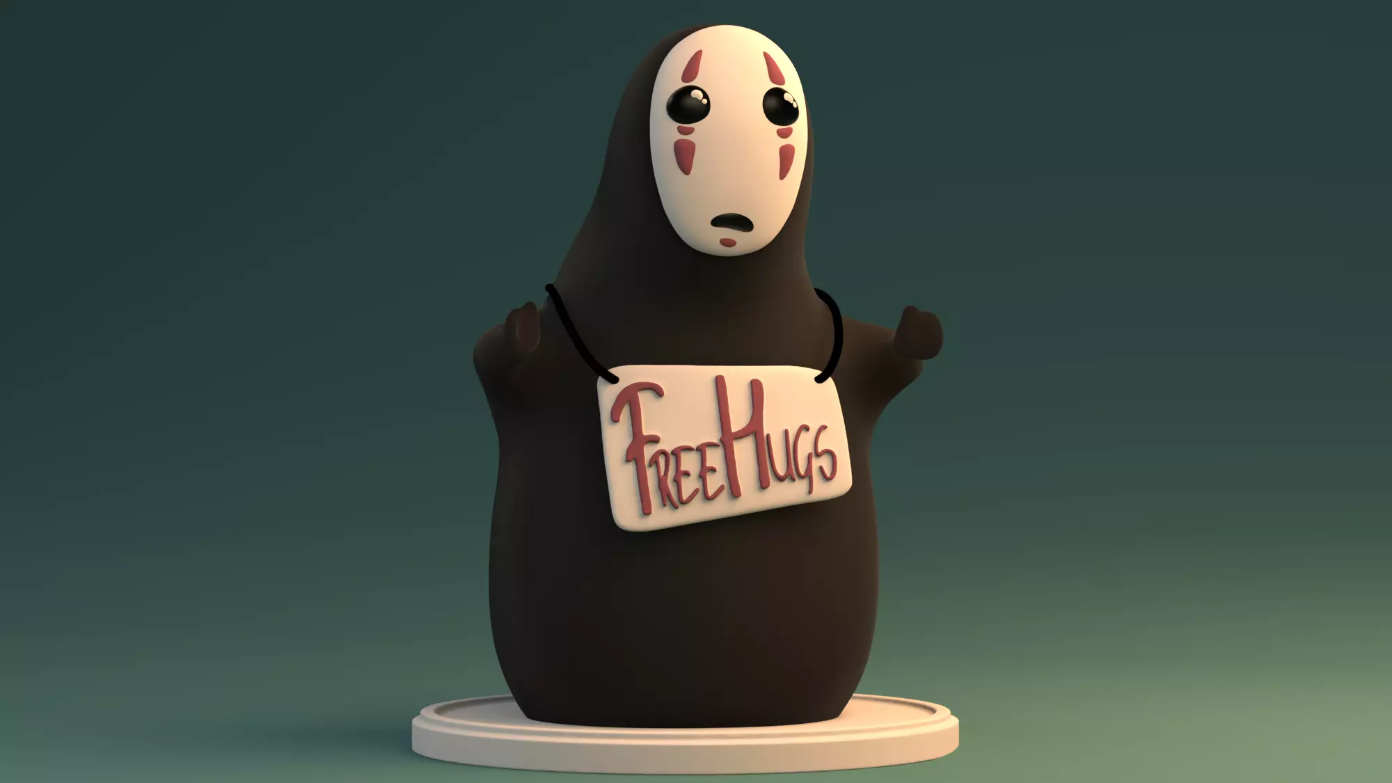 Kaonashi Spirited Away 3D print model