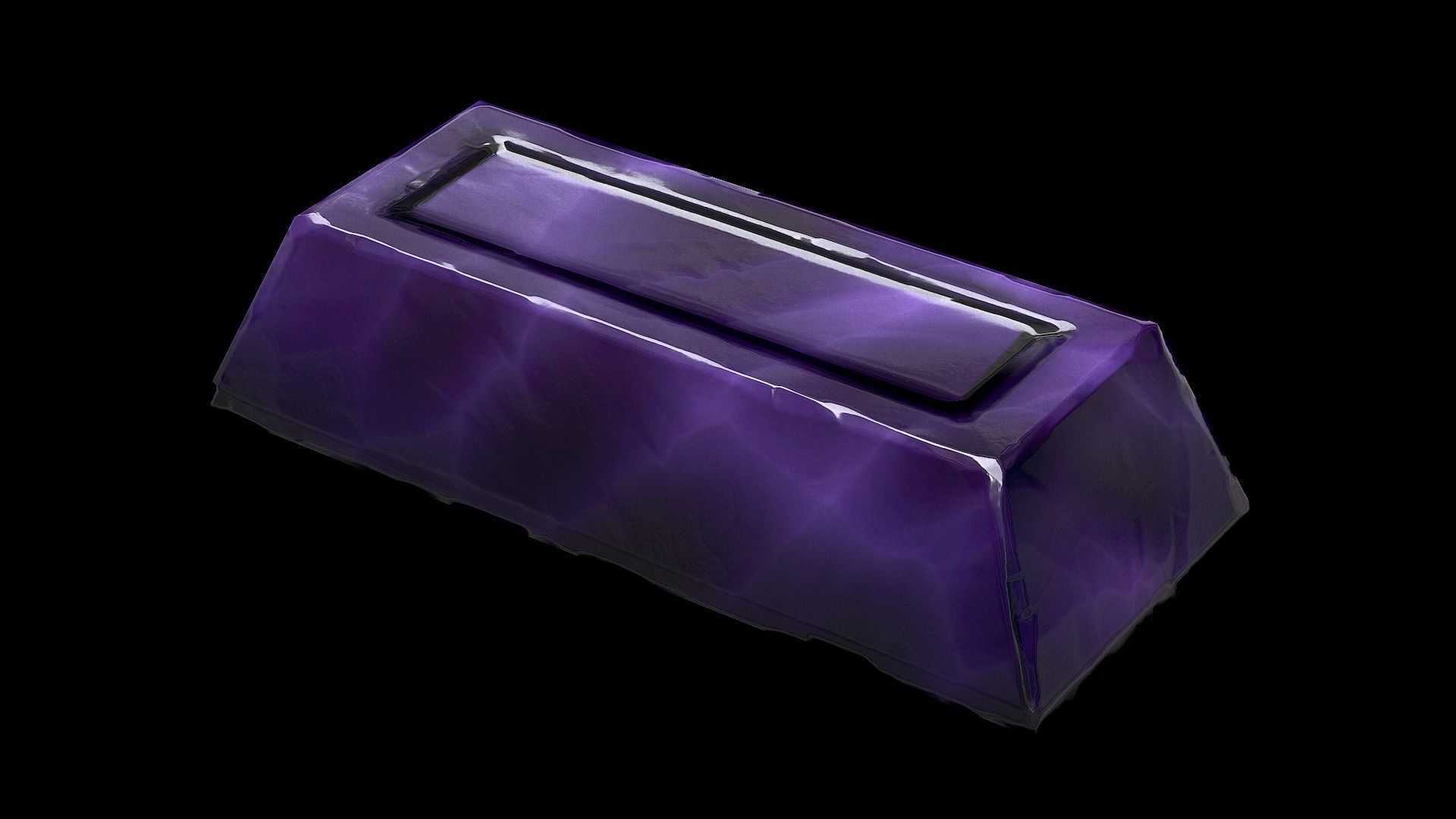 Obsidian Ingot Low-poly 3D model_4