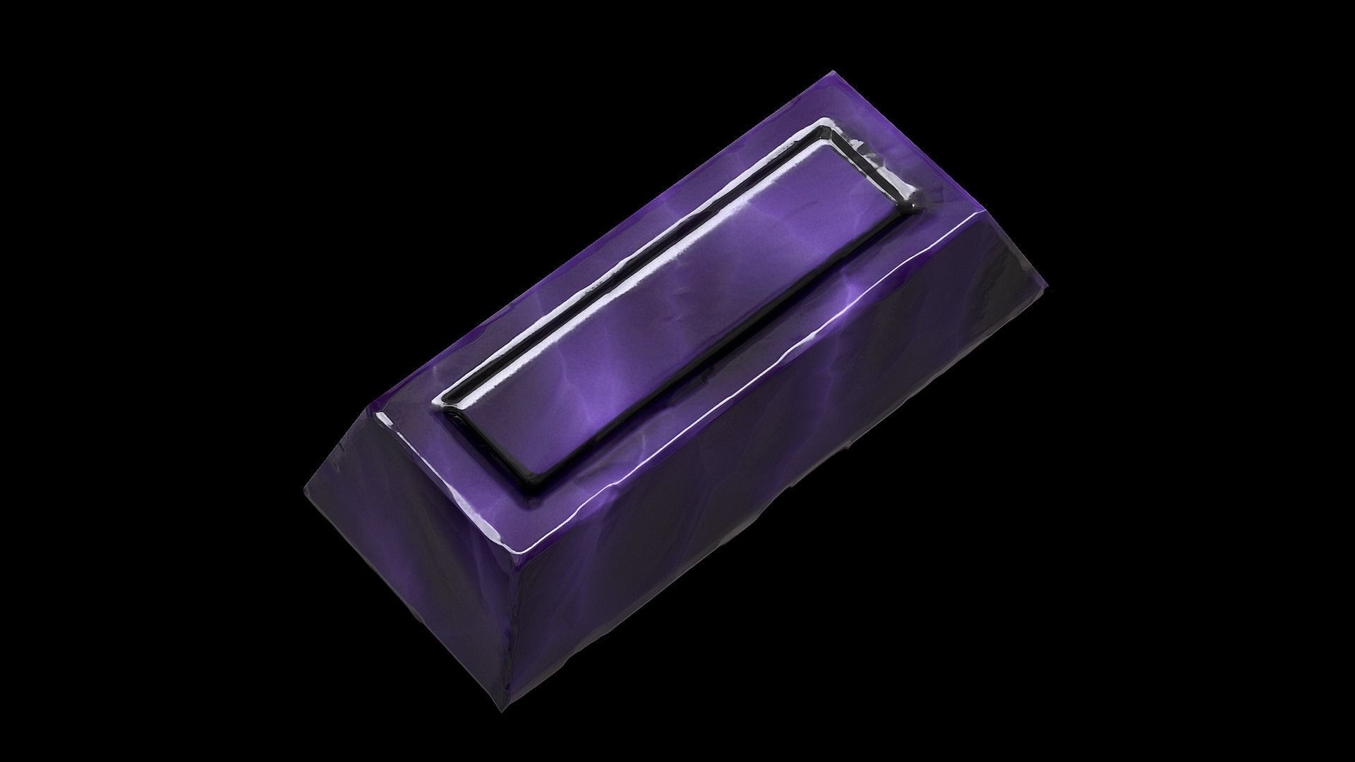 Obsidian Ingot Low-poly 3D model_5