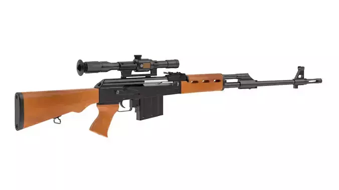 Zastava M76  3D model