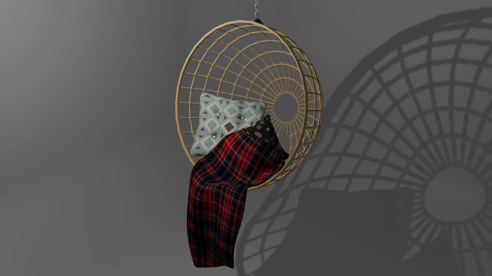 Chair from up Free low-poly 3D model