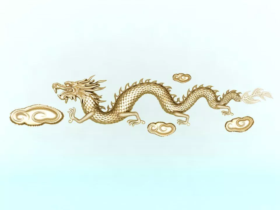 Dragon for jewelry - Dragon for ring - Dragon for pendant - N539 3D print model
