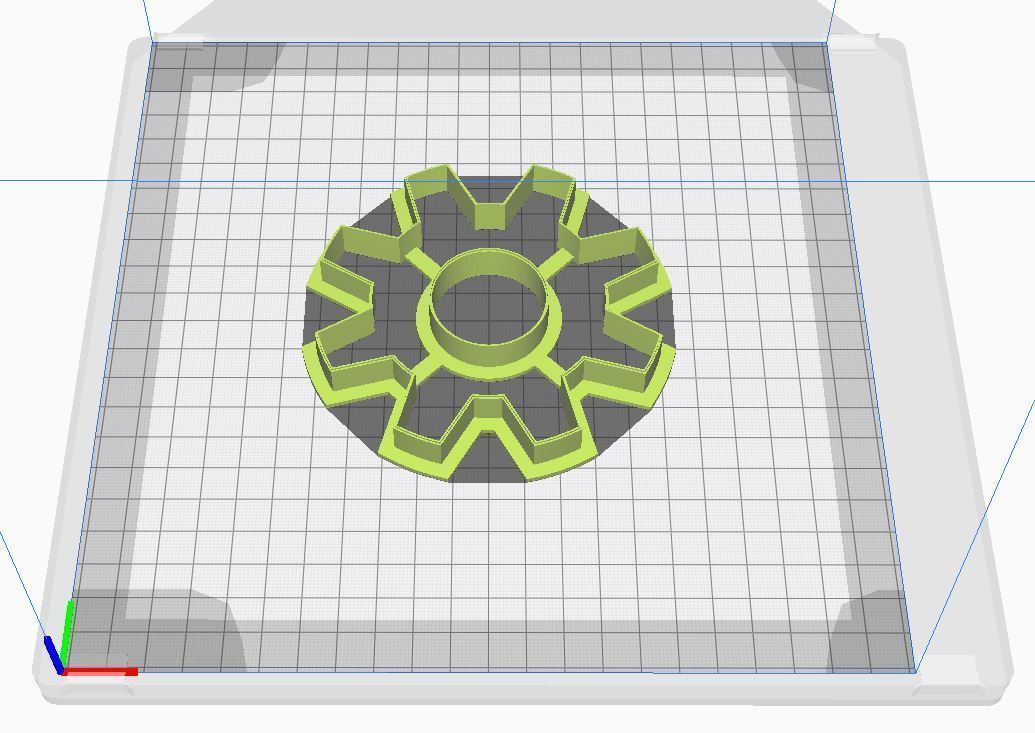 Cookie cutter - Snowflake 3D print model_2