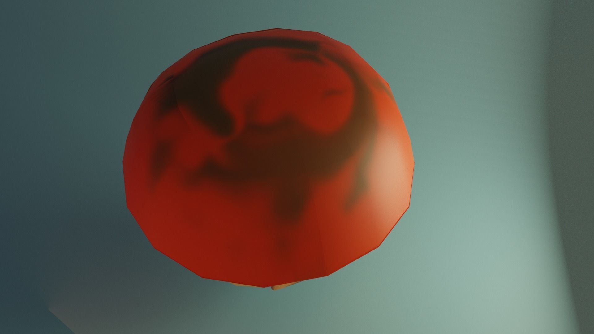 Mushroom House Low-poly 3D model_2