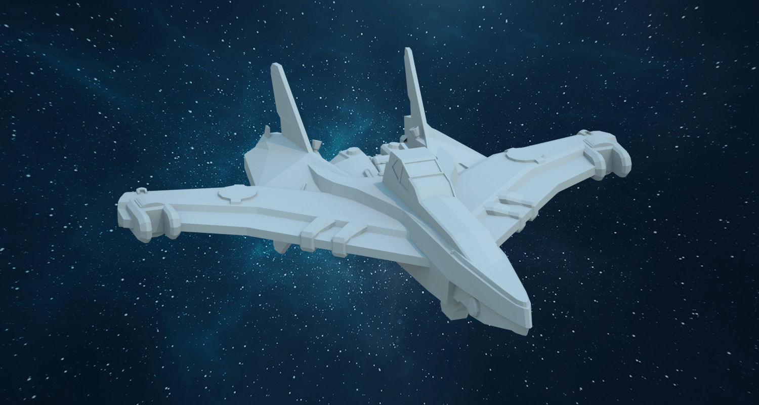 Spaceships - Future Team 3D model_2