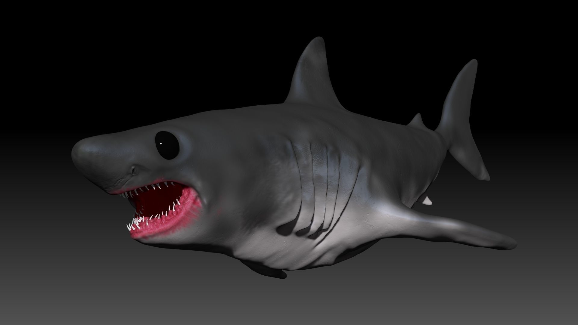 Baby Shark Set -Sculpt 3D model_1