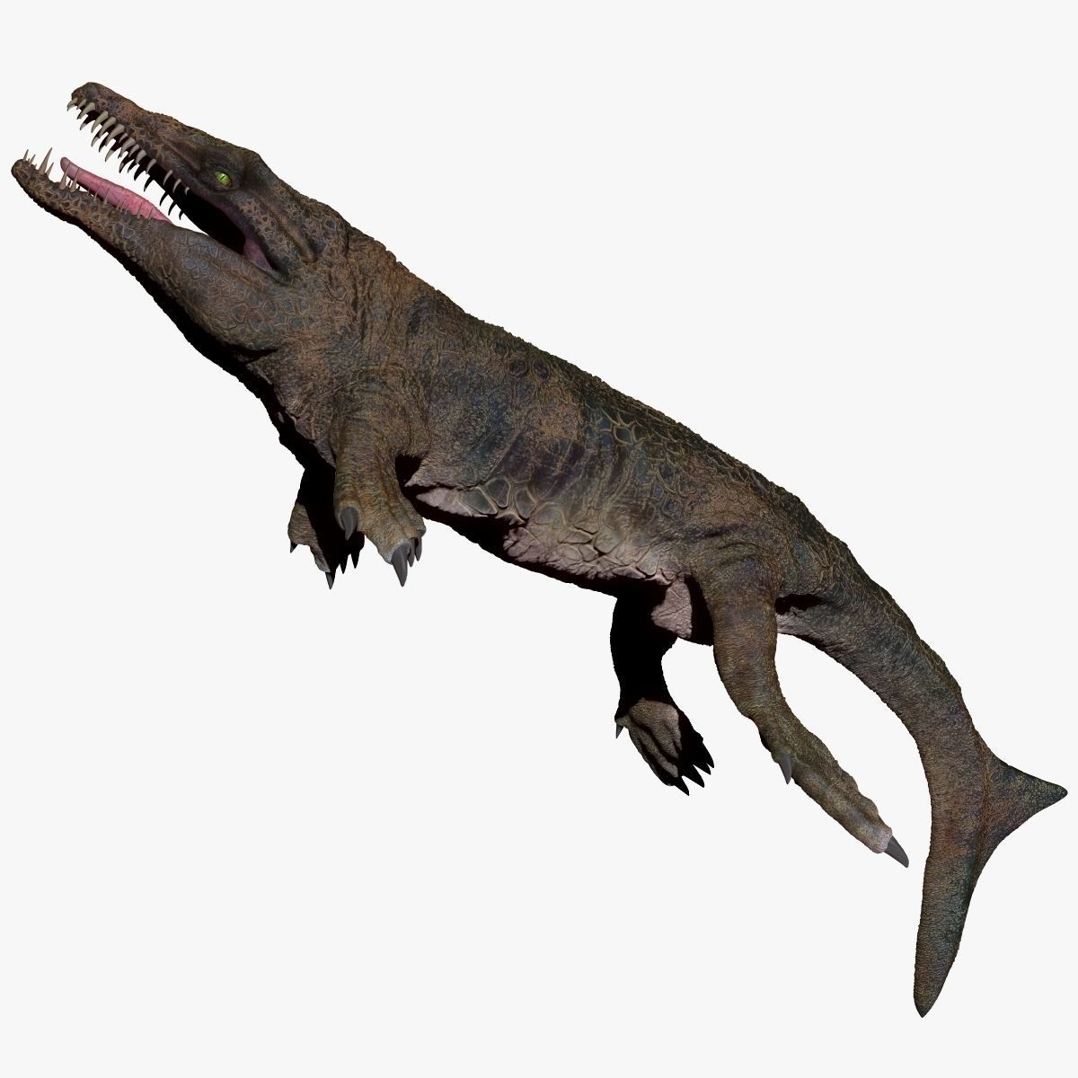 Dakosaurus Sea Monster Series 1 Sculpt Project 3D model_2