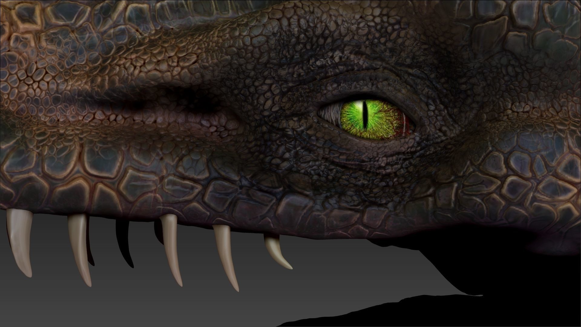 Dakosaurus Sea Monster Series 1 Sculpt Project 3D model_5