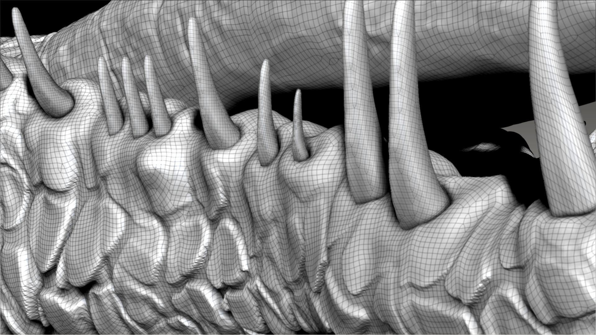 Dakosaurus Sea Monster Series 1 Sculpt Project 3D model_17