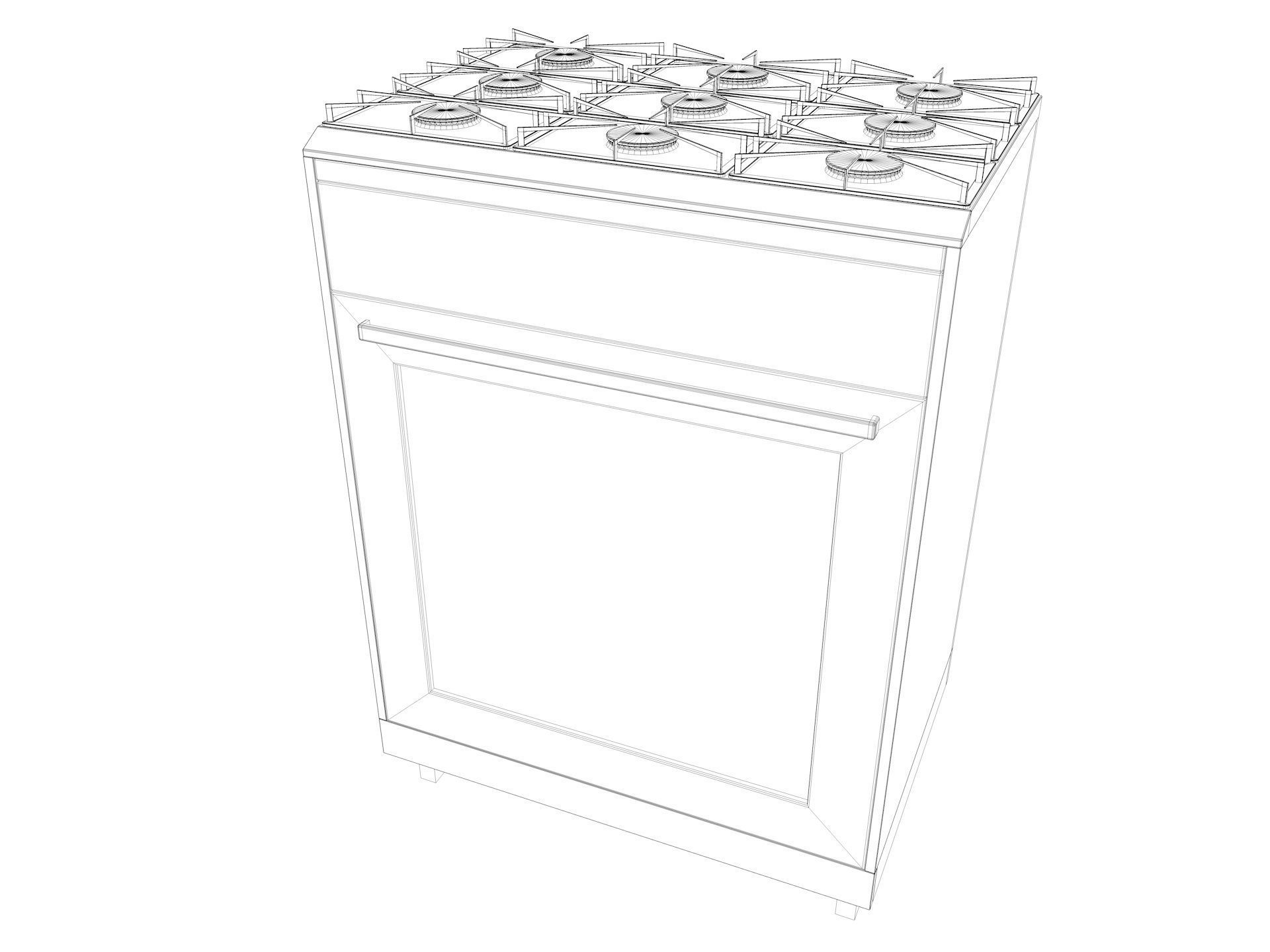 Commercial Kitchen Equipments 2 3D model_23
