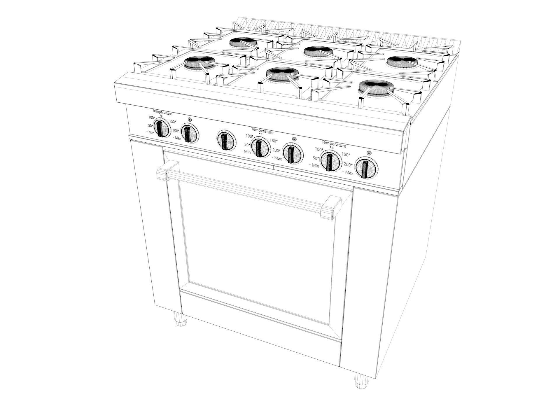 Commercial Kitchen Equipments 2 3D model_21