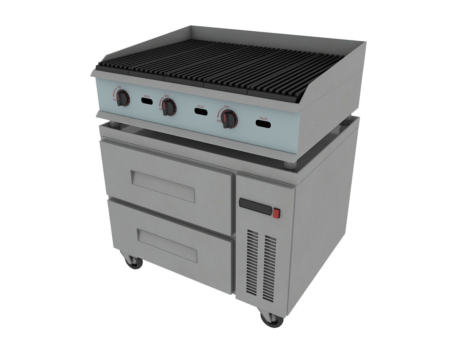 Commercial Kitchen Equipments 2 3D model_18