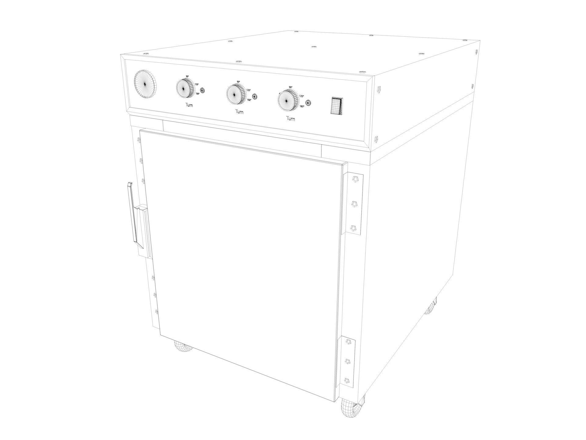 Commercial Kitchen Equipments 2 3D model_17