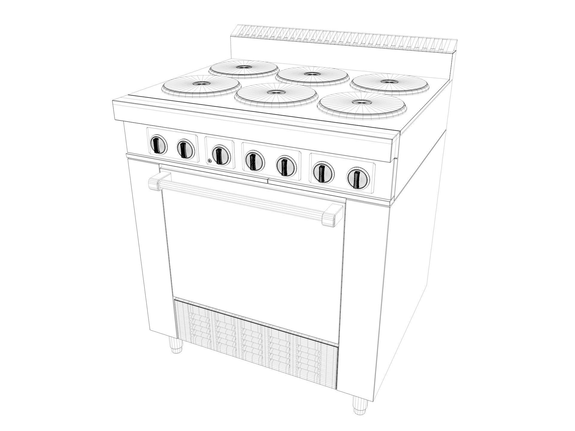 Commercial Kitchen Equipments 2 3D model_13