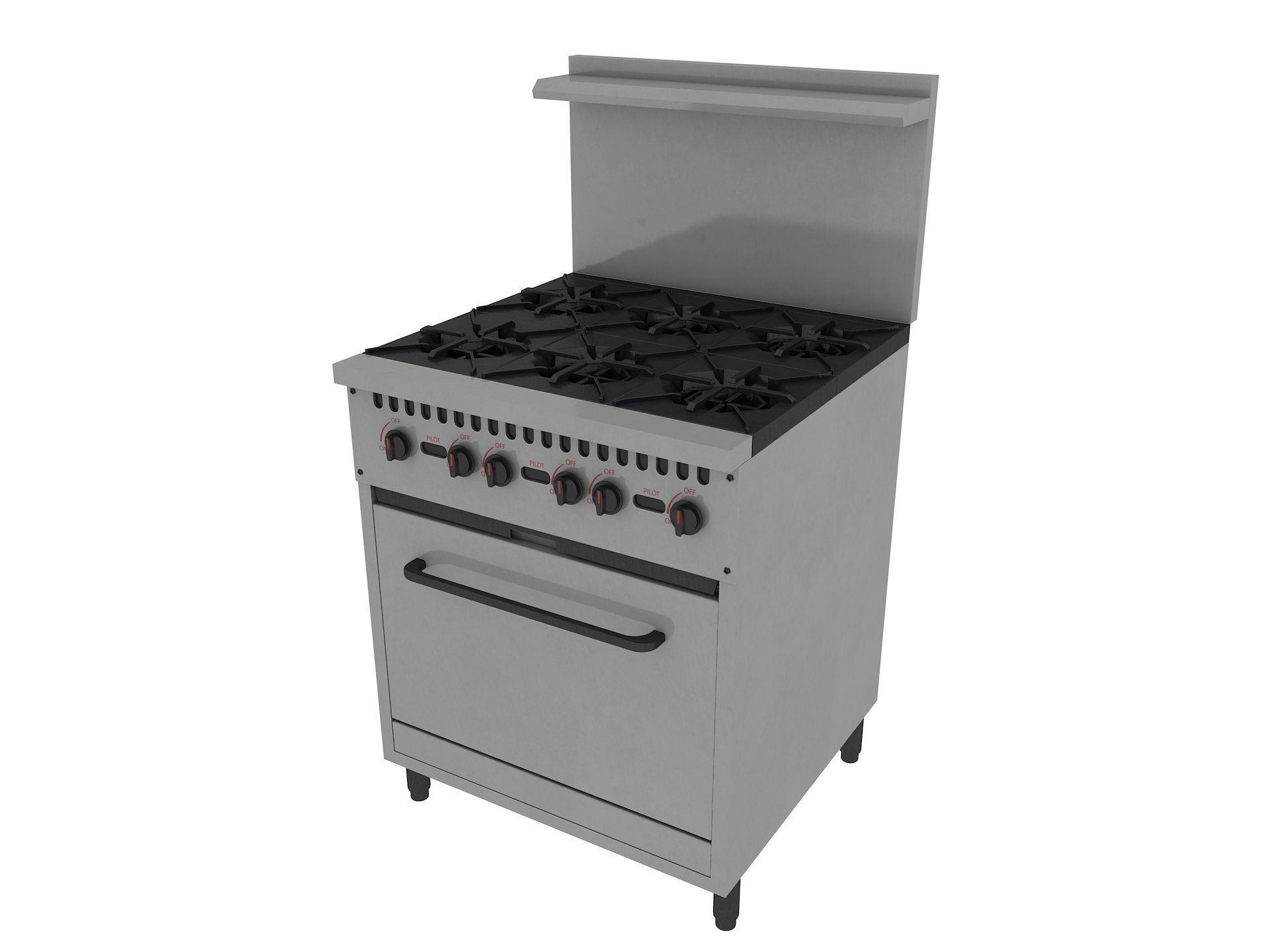 Commercial Kitchen Equipments 2 3D model_14