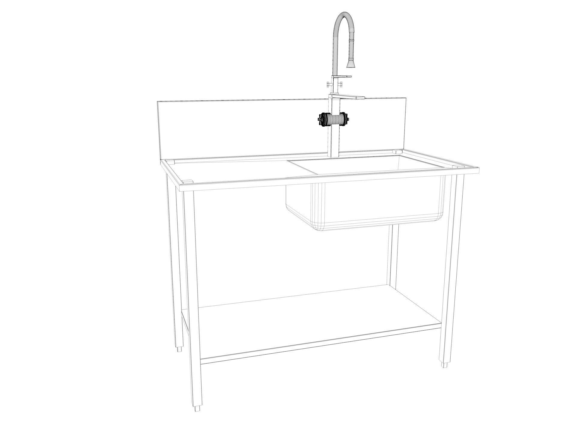 Commercial Kitchen Equipments 2 3D model_37