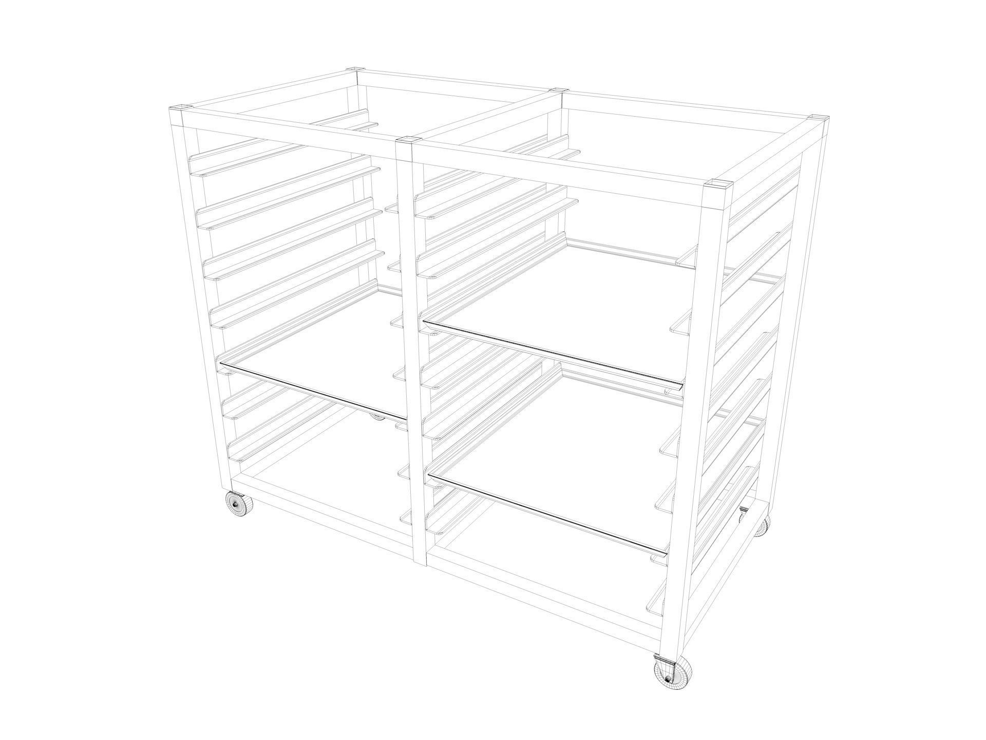 Commercial Kitchen Equipments 2 3D model_43