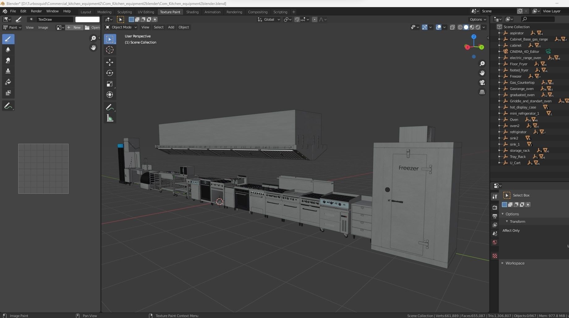 Commercial Kitchen Equipments 2 3D model_47