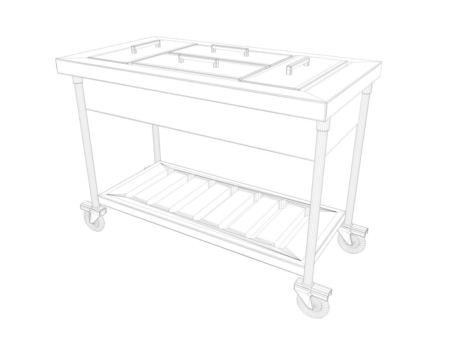 Commercial Kitchen Equipments 2 3D model_33