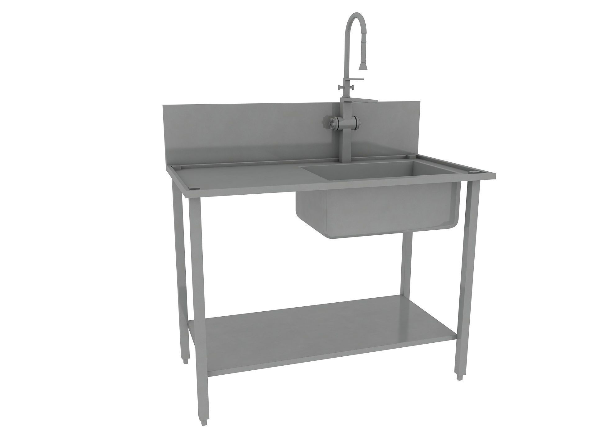 Commercial Kitchen Equipments 2 3D model_36