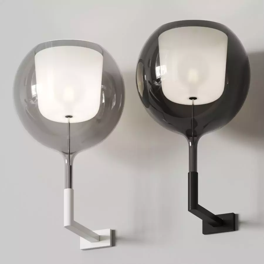 Penta Glo Wall Lamp 3D model_0