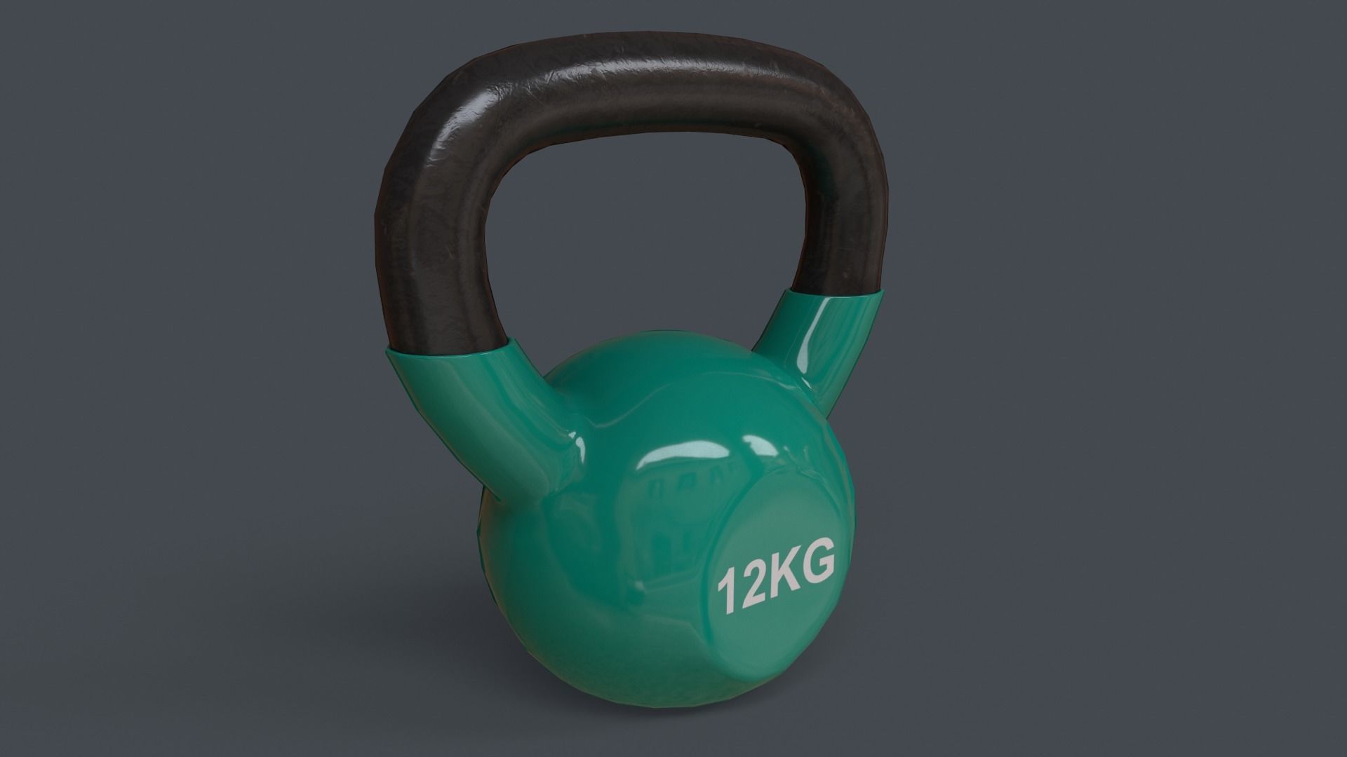PBR 4-16KG Kettlebell V1 - Multi color Pack  3D Model Collection_53