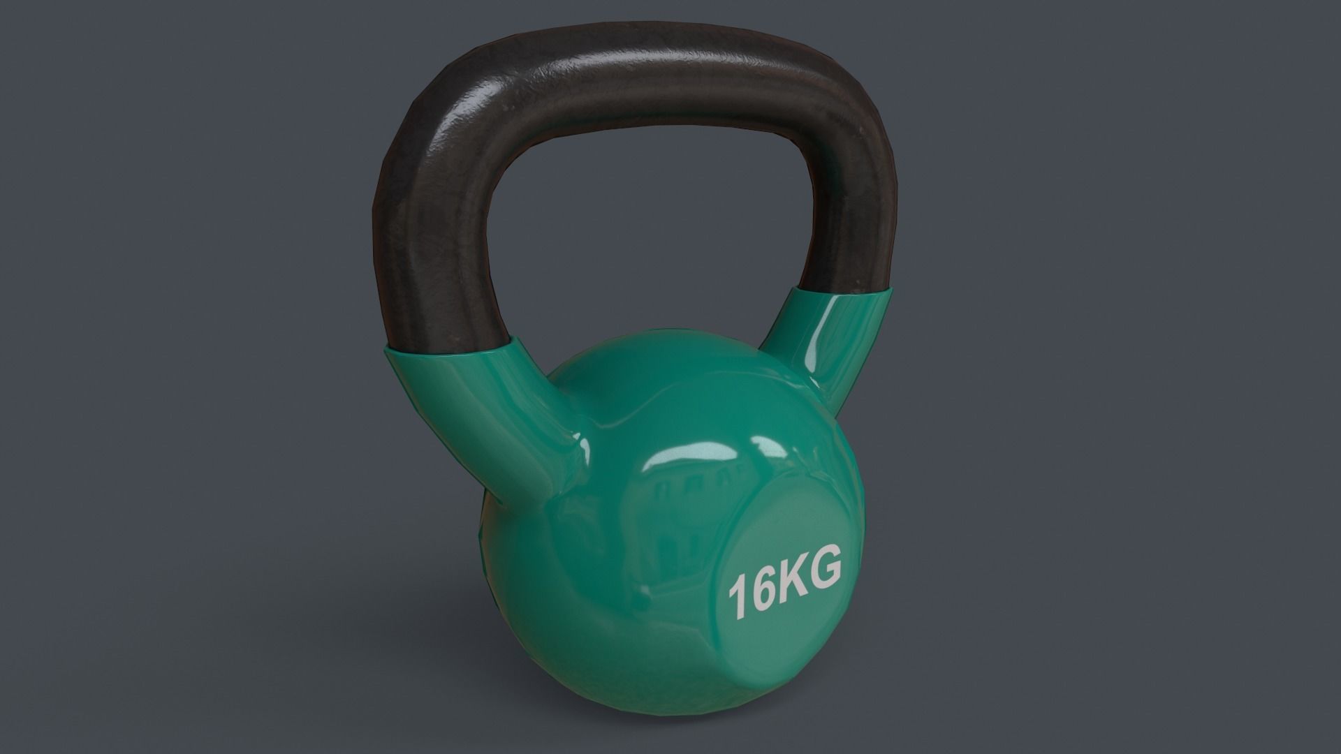 PBR 4-16KG Kettlebell V1 - Multi color Pack  3D Model Collection_83