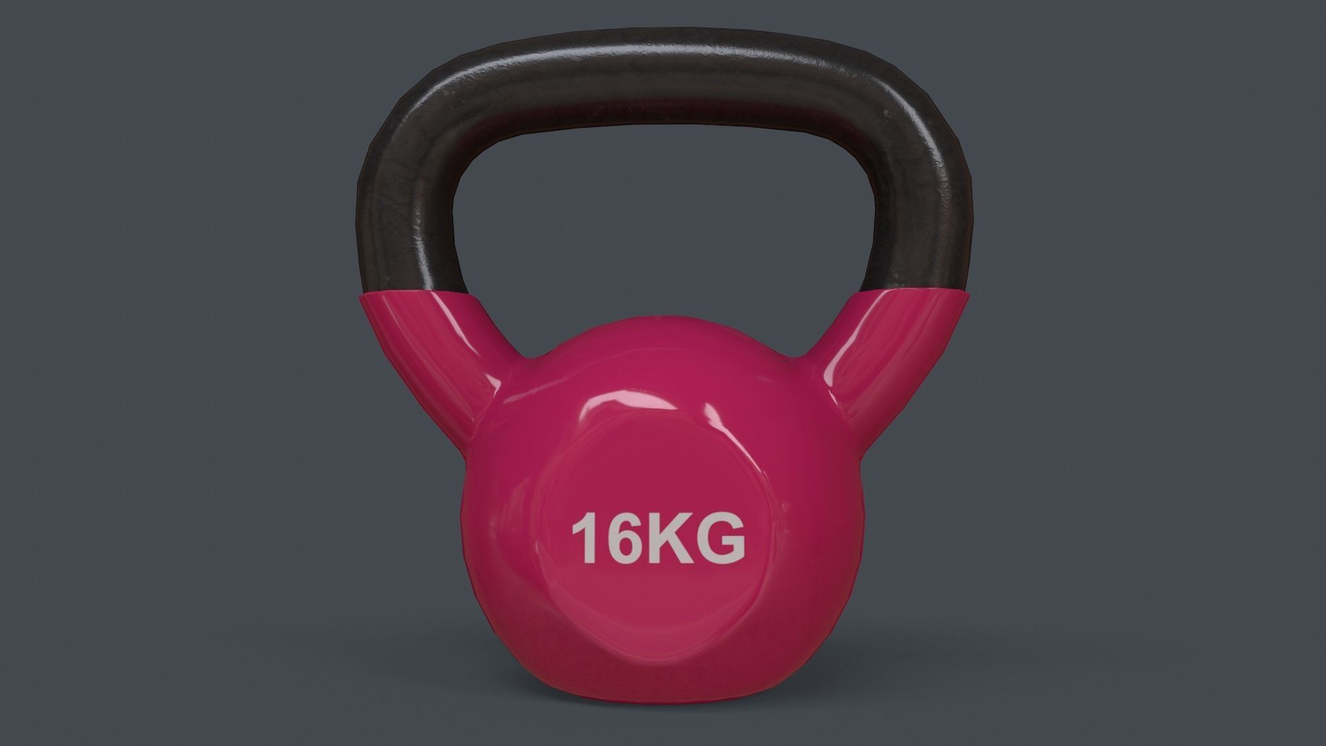 PBR 4-16KG Kettlebell V1 - Multi color Pack  3D Model Collection_98