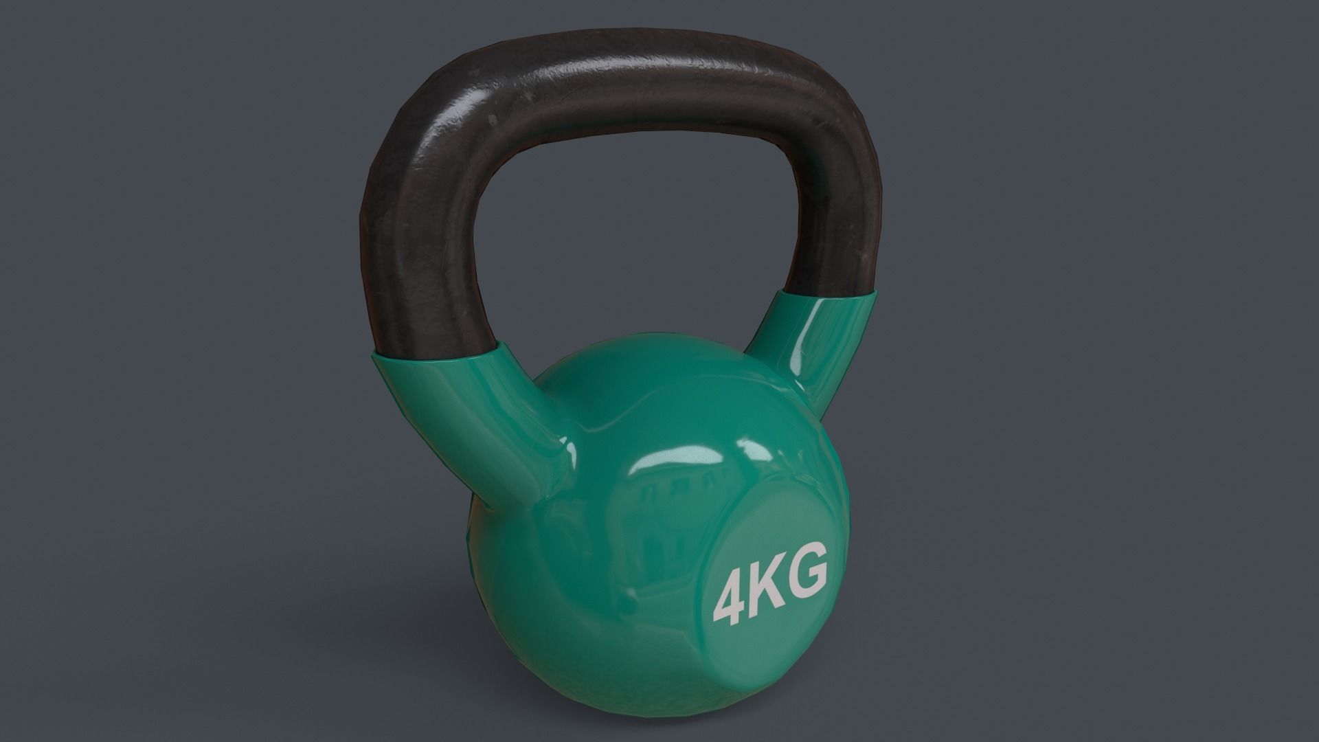 PBR 4-16KG Kettlebell V1 - Multi color Pack  3D Model Collection_23