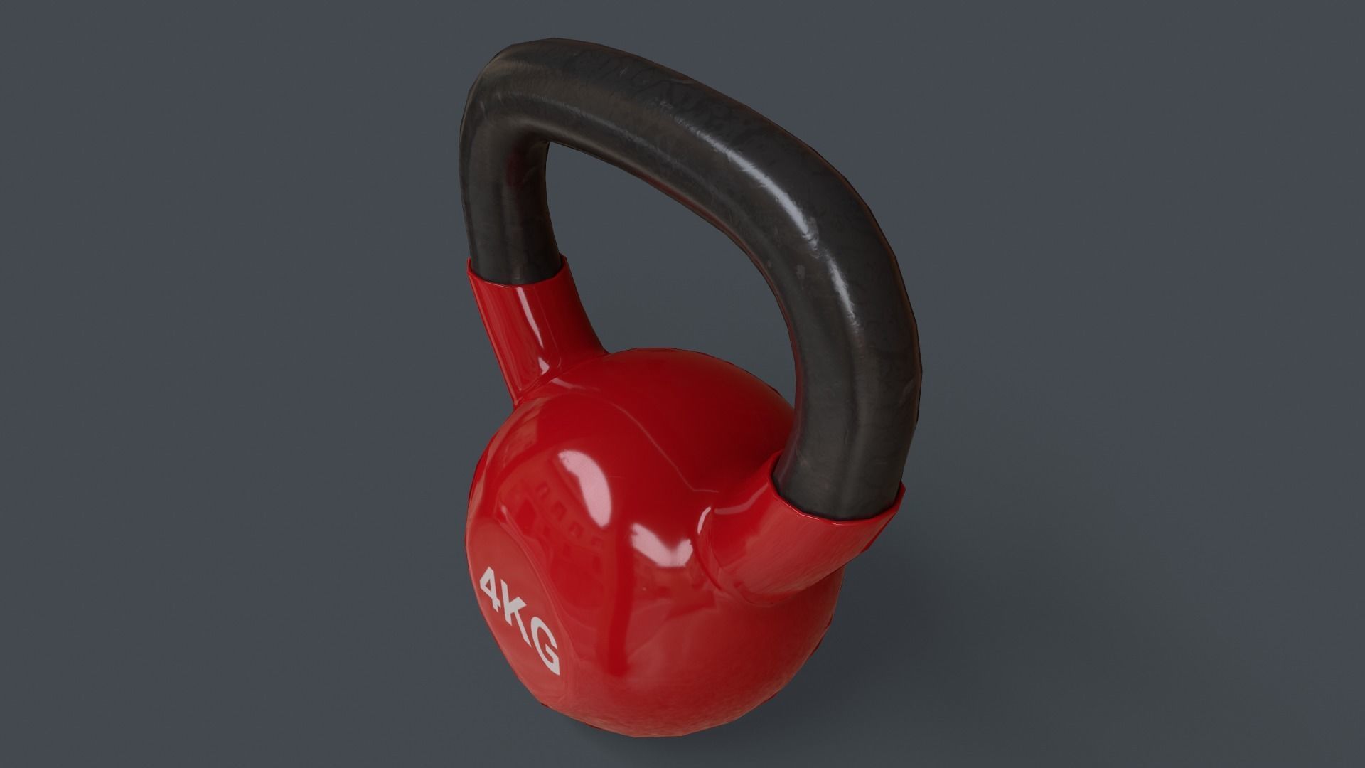 PBR 4-16KG Kettlebell V1 - Multi color Pack  3D Model Collection_49