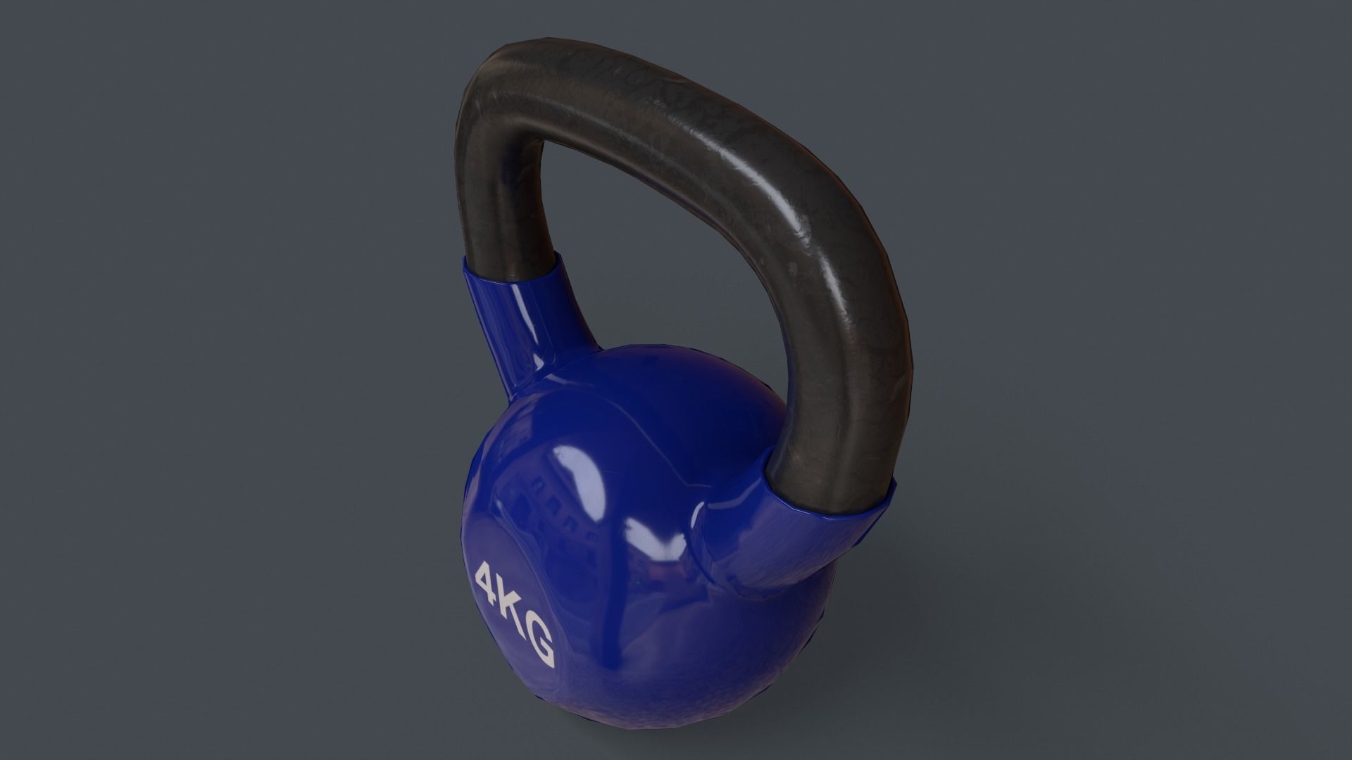 PBR 4-16KG Kettlebell V1 - Multi color Pack  3D Model Collection_42