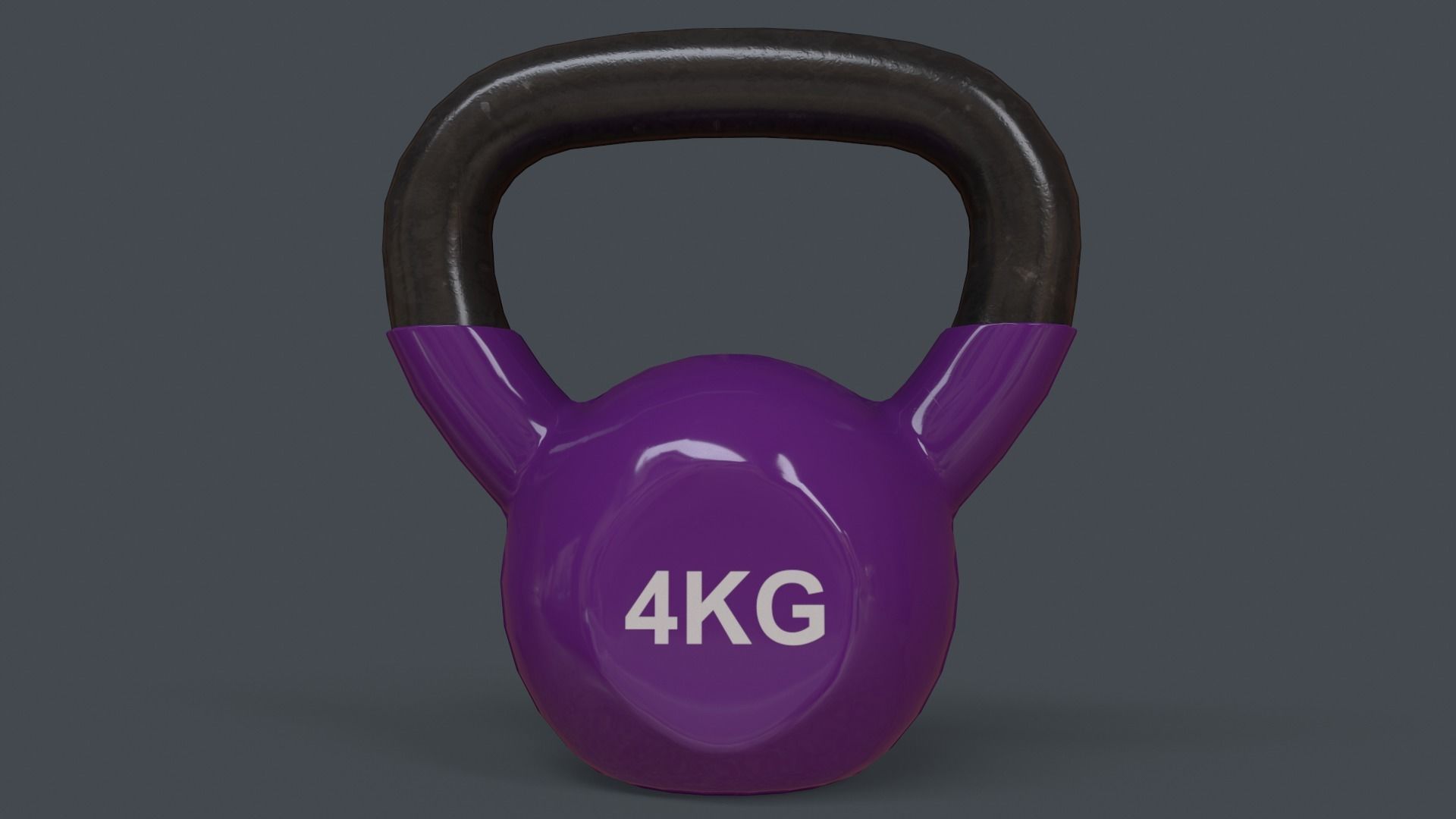 PBR 4-16KG Kettlebell V1 - Multi color Pack  3D Model Collection_36