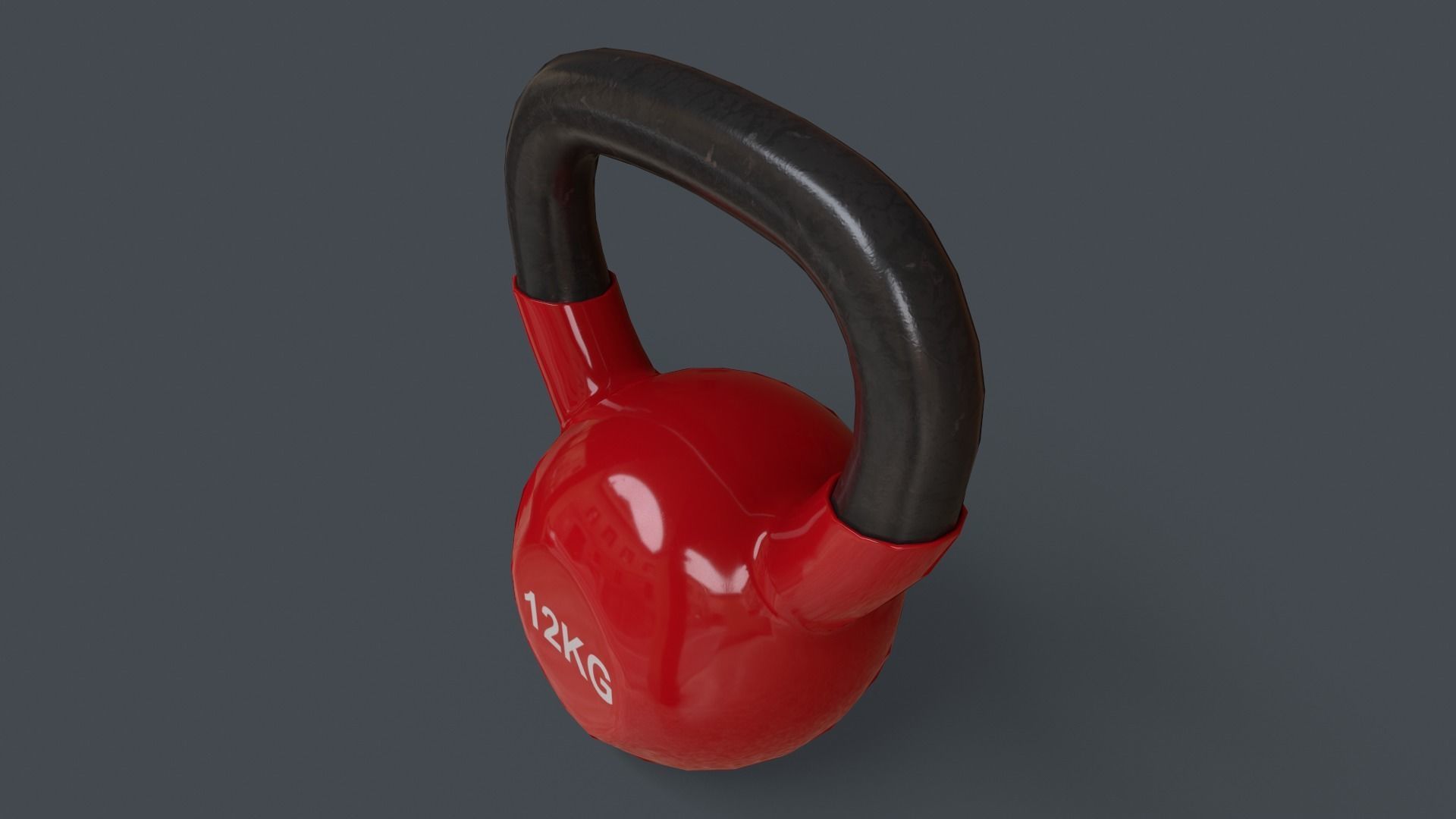 PBR 4-16KG Kettlebell V1 - Multi color Pack  3D Model Collection_80