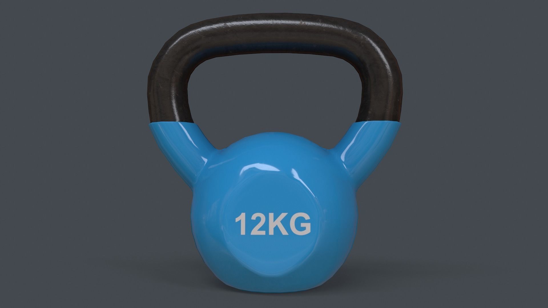 PBR 4-16KG Kettlebell V1 - Multi color Pack  3D Model Collection_62