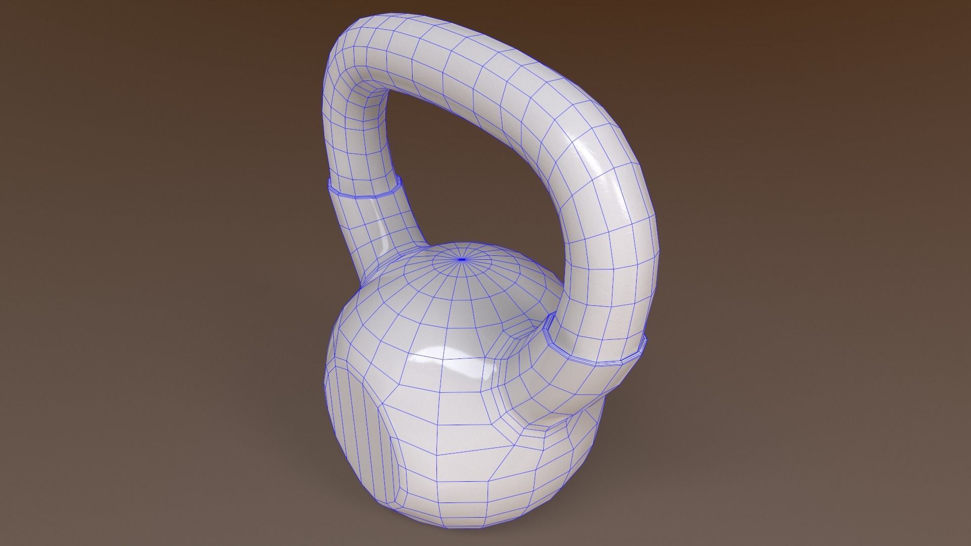 PBR 4-16KG Kettlebell V1 - Multi color Pack  3D Model Collection_104