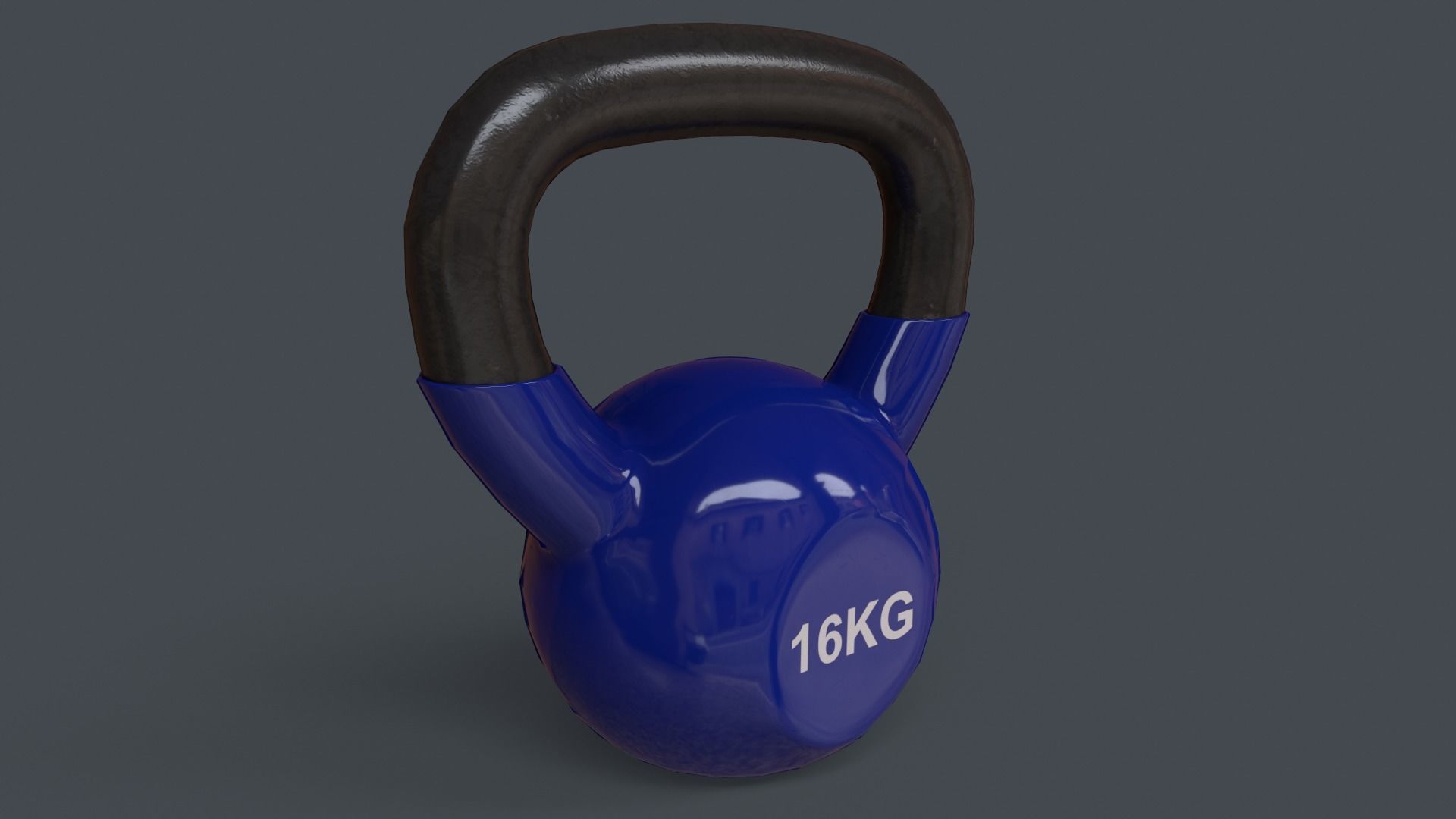 PBR 4-16KG Kettlebell V1 - Multi color Pack  3D Model Collection_81