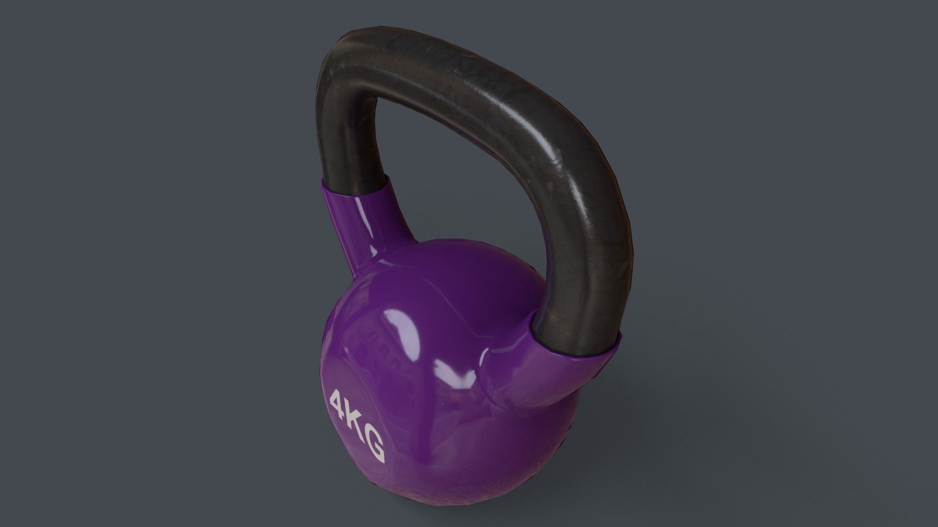 PBR 4-16KG Kettlebell V1 - Multi color Pack  3D Model Collection_45