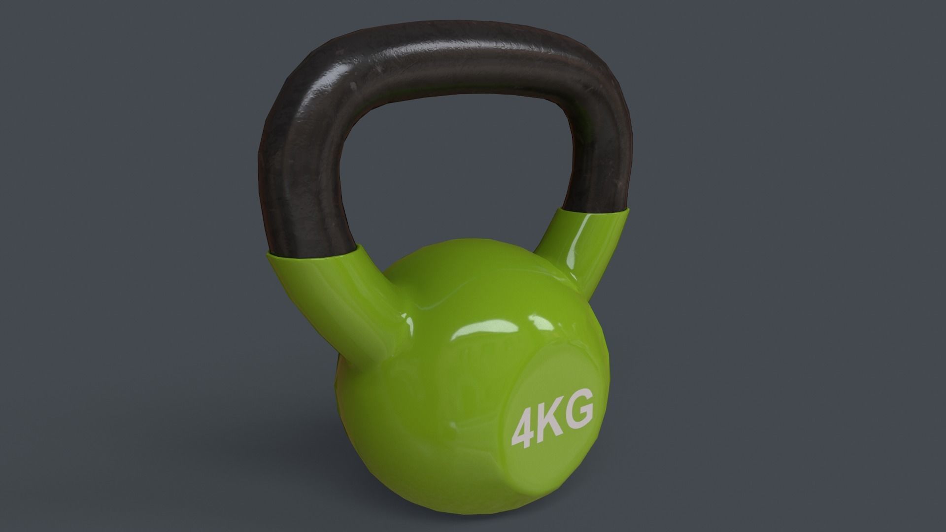 PBR 4-16KG Kettlebell V1 - Multi color Pack  3D Model Collection_24