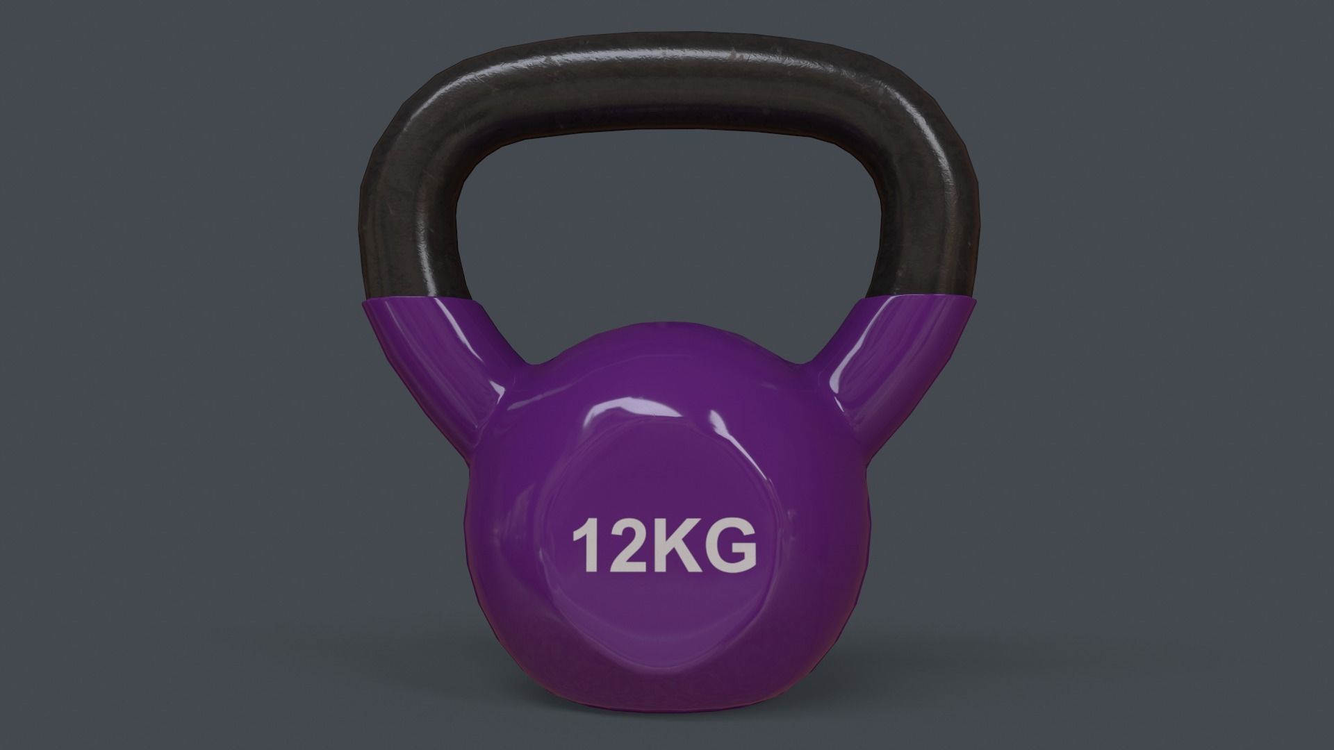 PBR 4-16KG Kettlebell V1 - Multi color Pack  3D Model Collection_65