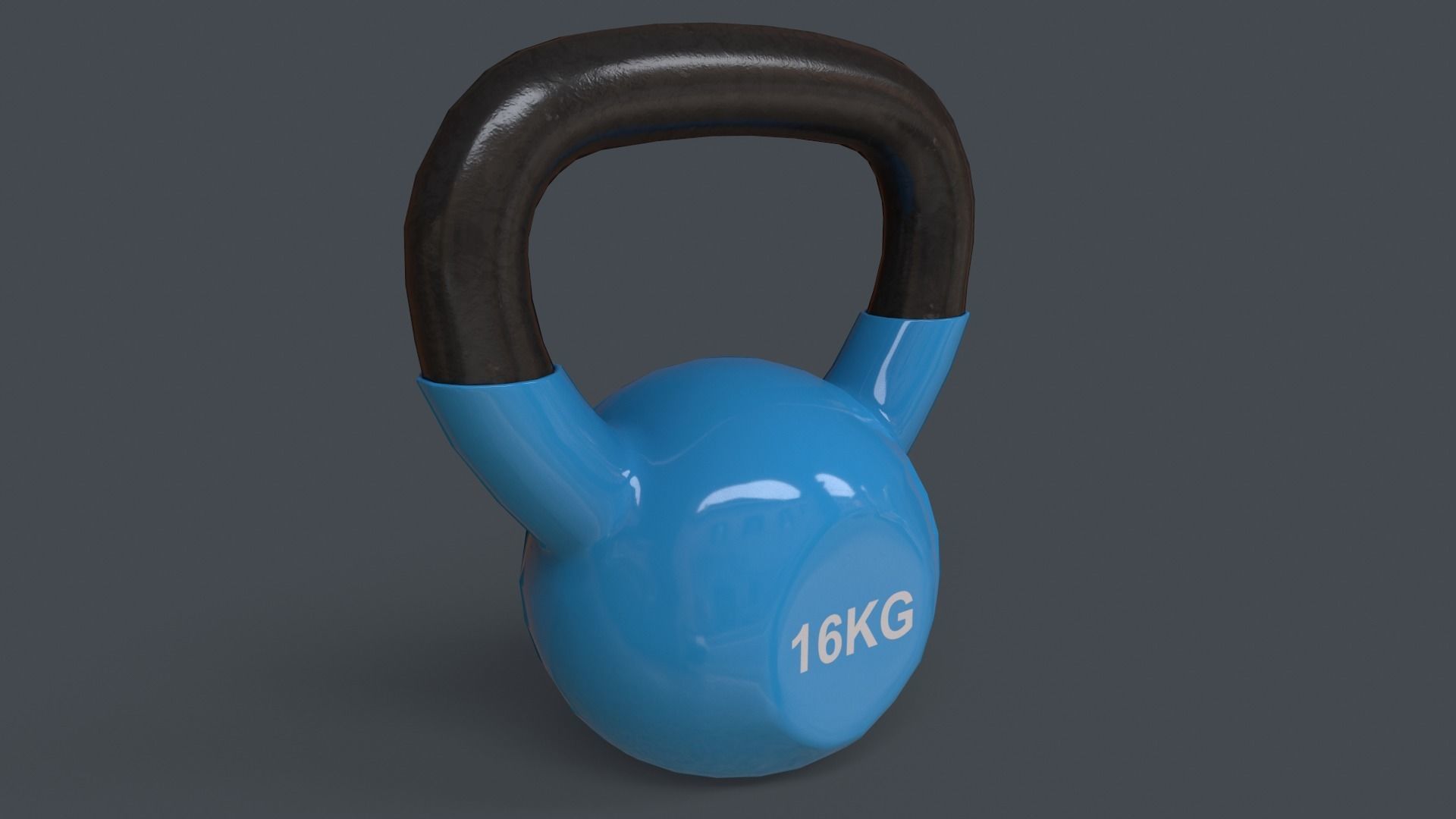 PBR 4-16KG Kettlebell V1 - Multi color Pack  3D Model Collection_82