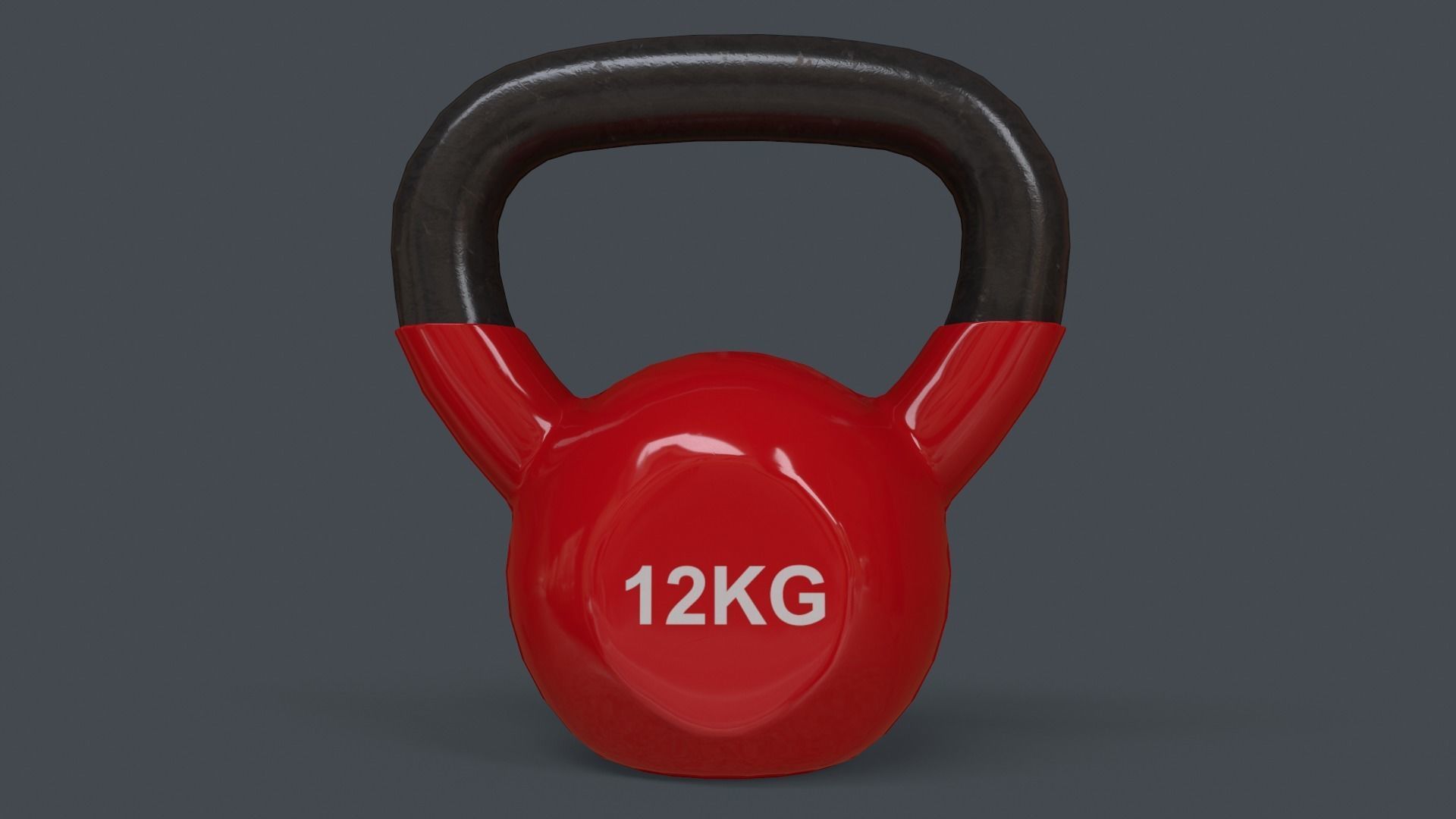 PBR 4-16KG Kettlebell V1 - Multi color Pack  3D Model Collection_69