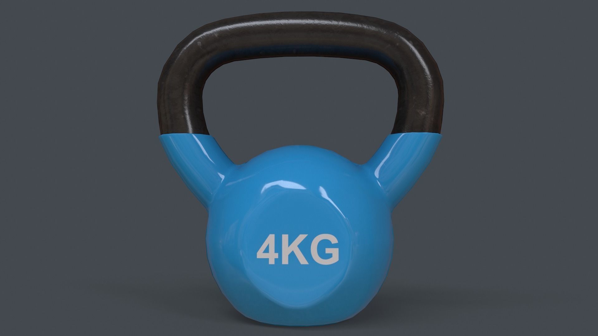 PBR 4-16KG Kettlebell V1 - Multi color Pack  3D Model Collection_31