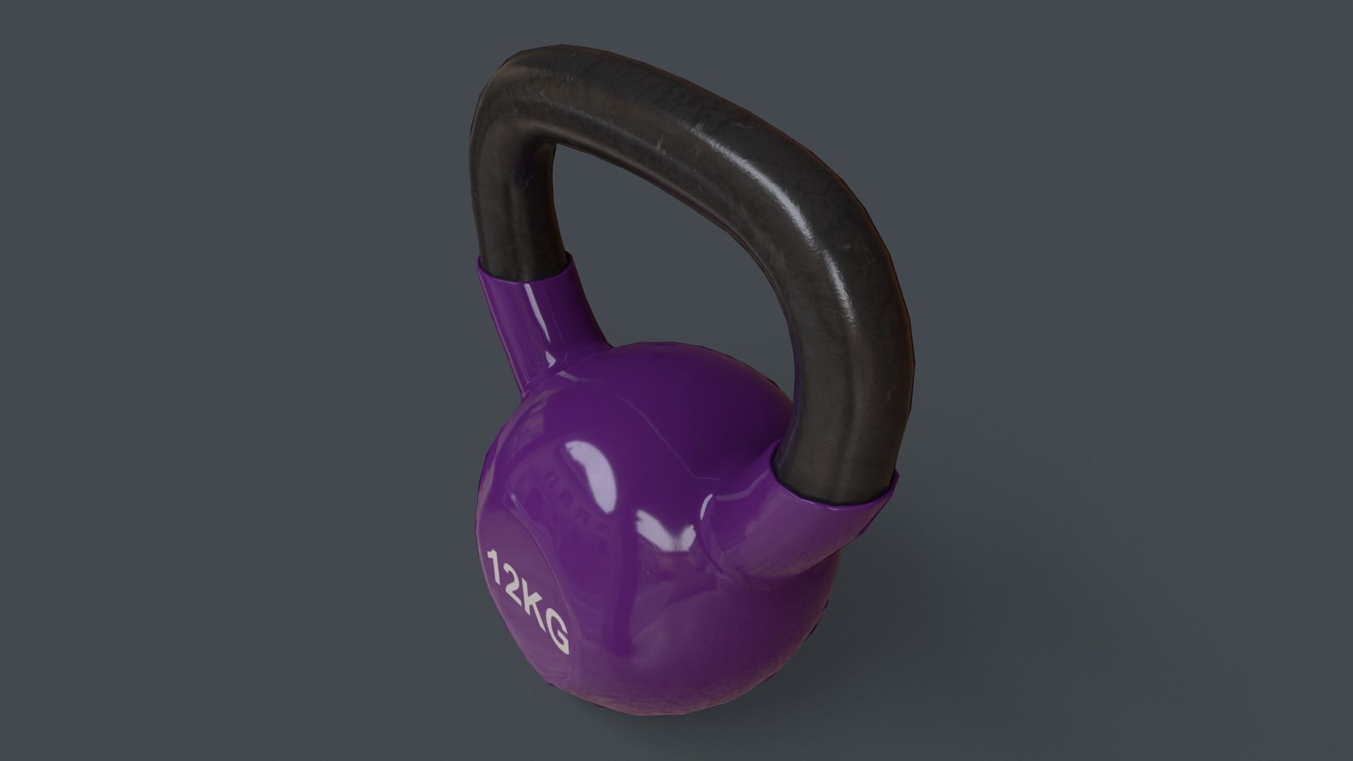 PBR 4-16KG Kettlebell V1 - Multi color Pack  3D Model Collection_78