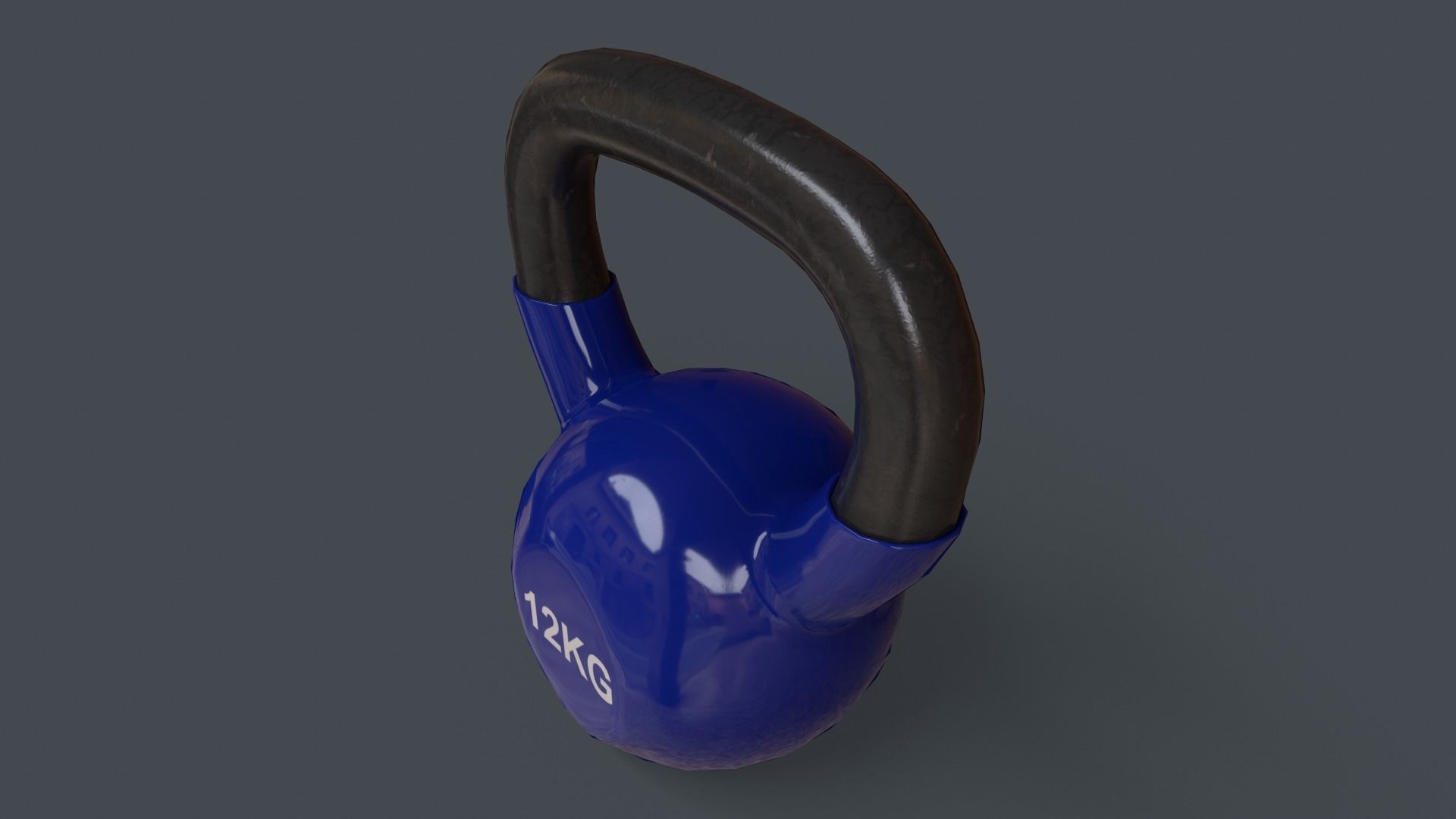 PBR 4-16KG Kettlebell V1 - Multi color Pack  3D Model Collection_71
