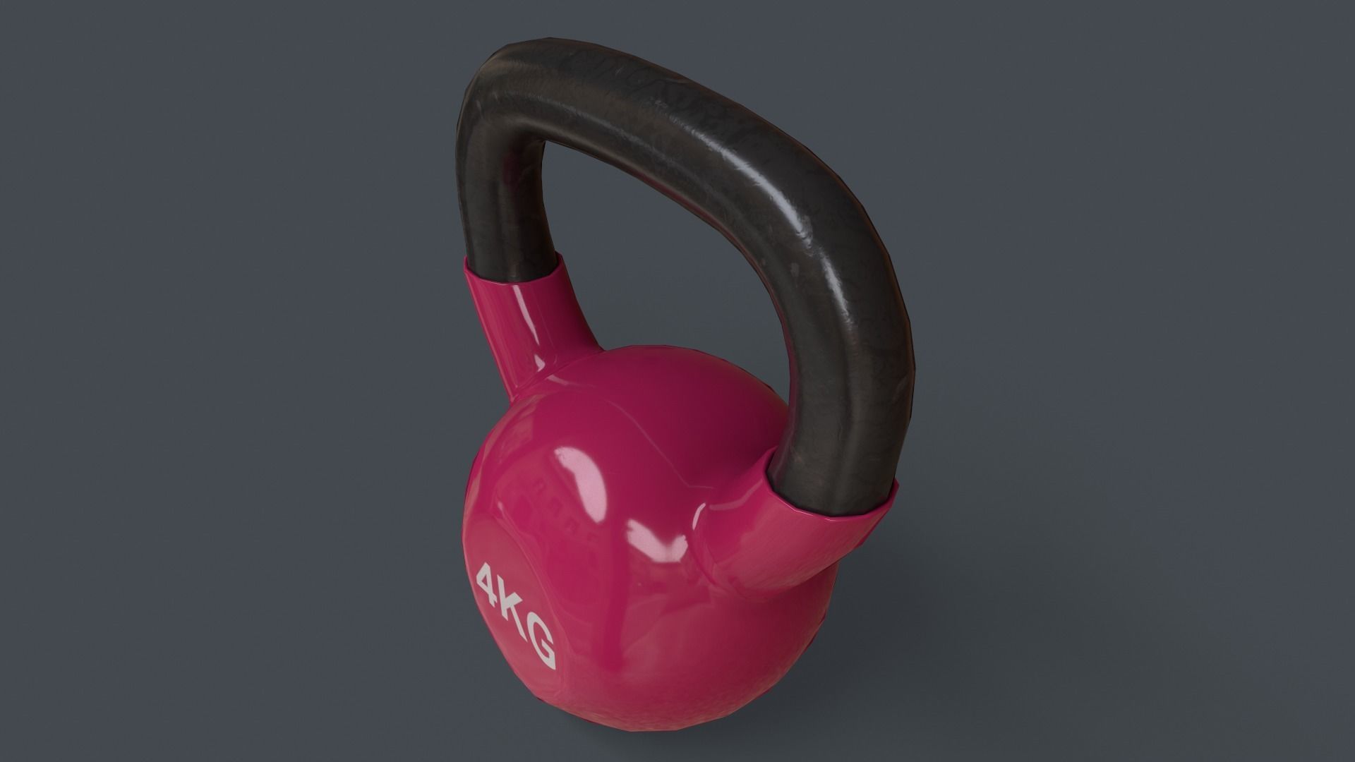 PBR 4-16KG Kettlebell V1 - Multi color Pack  3D Model Collection_47