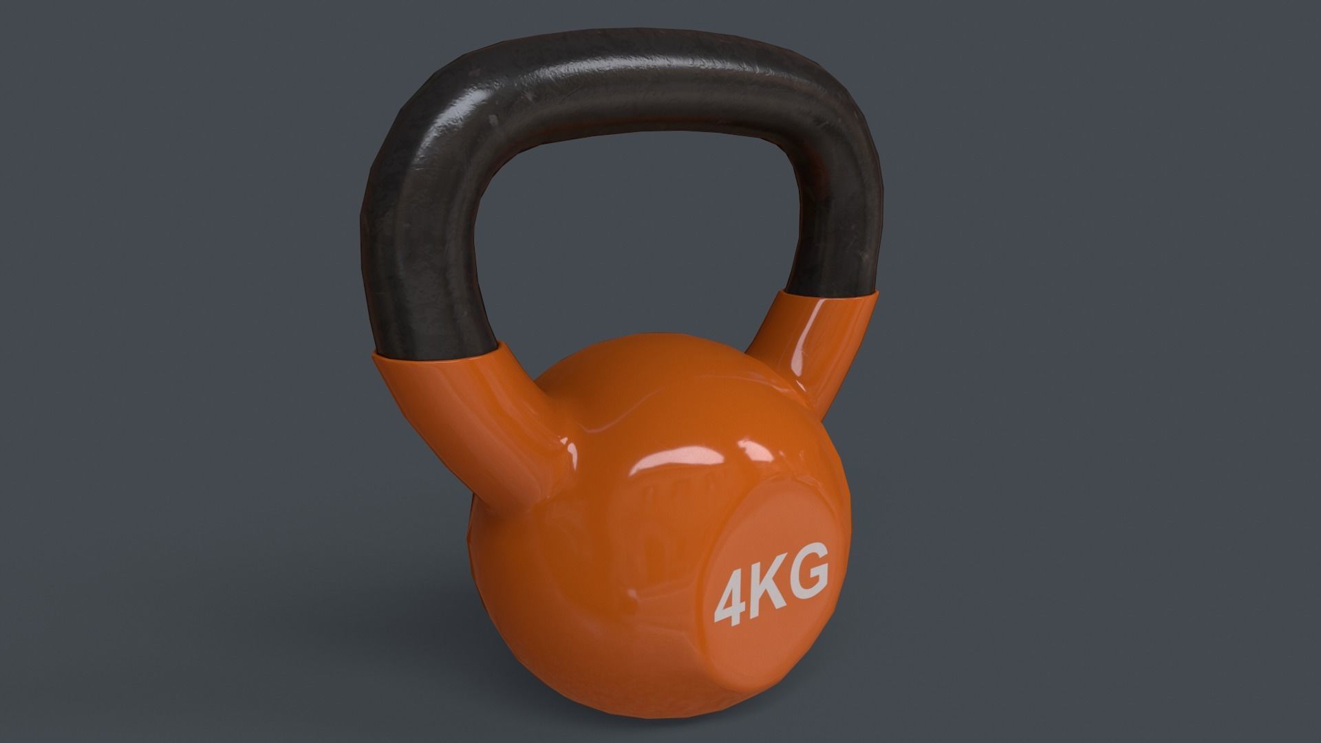 PBR 4-16KG Kettlebell V1 - Multi color Pack  3D Model Collection_29