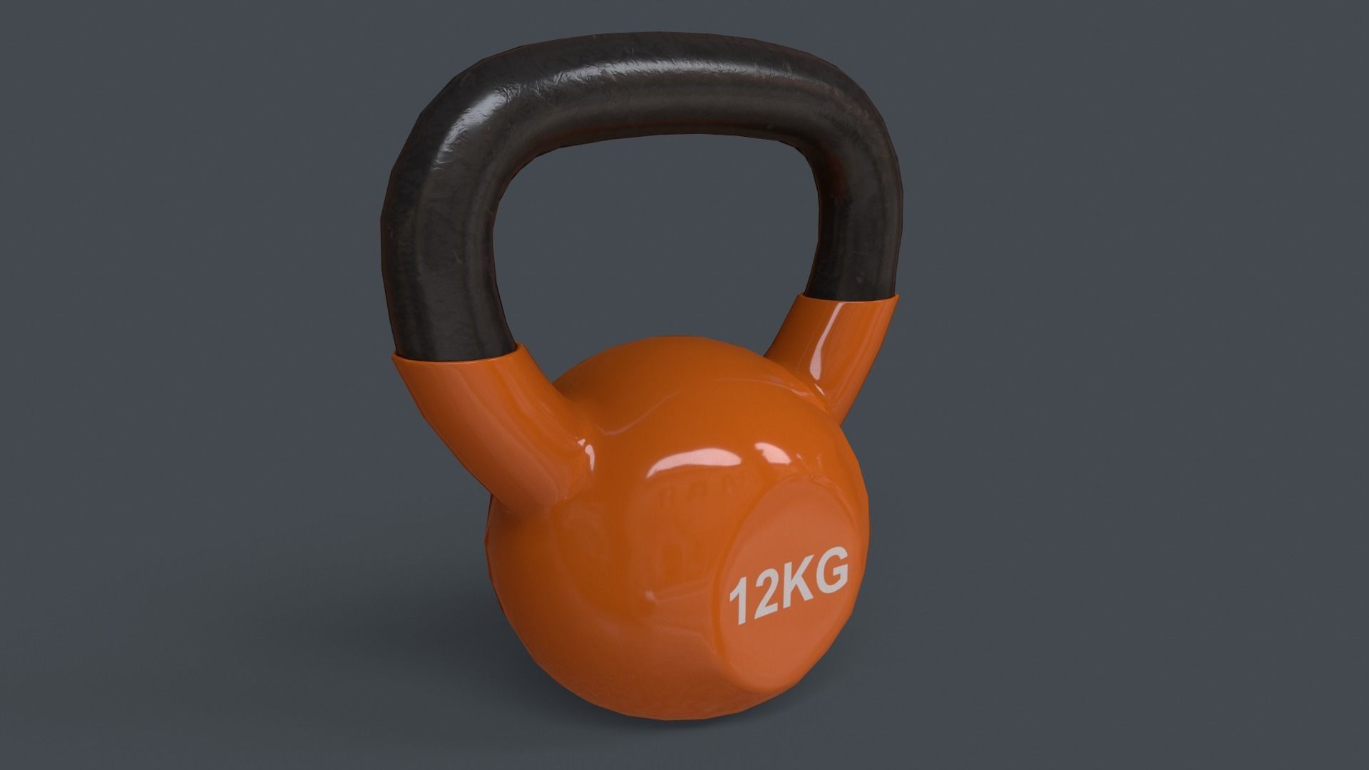 PBR 4-16KG Kettlebell V1 - Multi color Pack  3D Model Collection_58